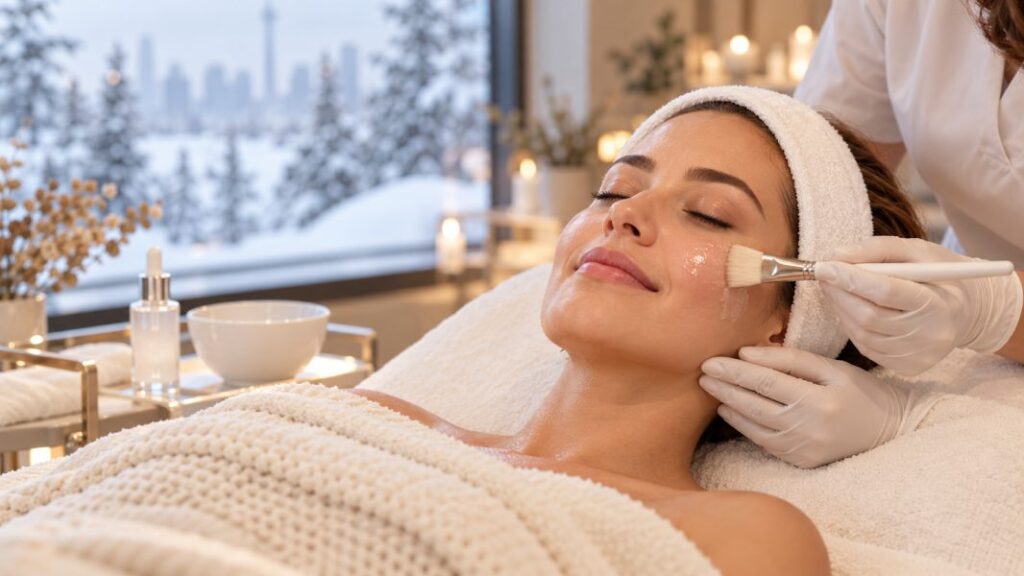 Winter skin care in Toronto: hydrating facial treatment at H Gracefully in Etobicoke